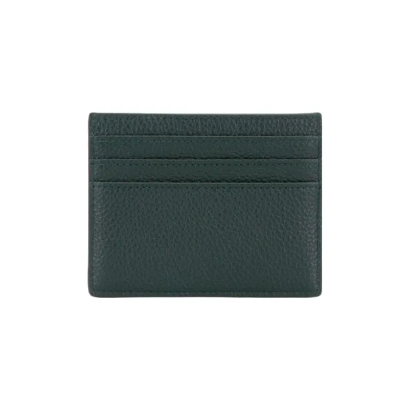 Mulberry Leather Card Clip Card Holder Women's Green-1