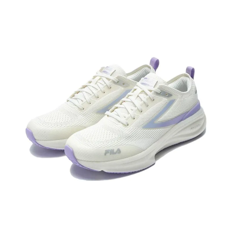 FILA ENERGY 1+ Anti Slip Wear Resistant Low Top Training Running Shoes Women's White Purple-1