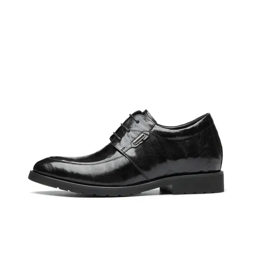 ST&SAT Men's Casual Shoes Men Low-Top Black