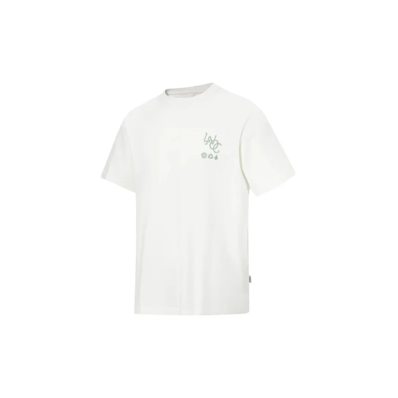 LiNing T Shirts Unisex Ivory-1