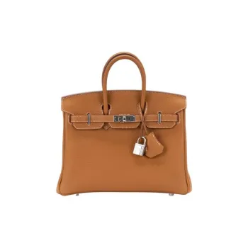 HERMES Birkin Togo Calfskin Birkin Bag Handbags Regular Women's Gold Brown