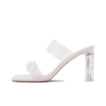 CAMEIDO Abrasion Resistant Slide Slippers Women's Beige
