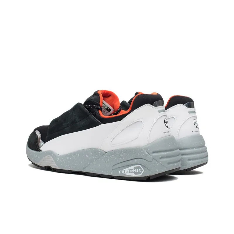 McQ Alexander McQueen x PUMA Anti-Slip Wear-Resistant Low-Top Running Shoes Women's Black White-2