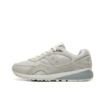 Saucony Shadow 6000 Anti Slip Wear Resistant Low Top Casual Running Shoes Unisex Light Gray