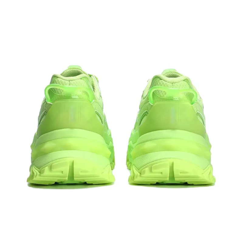 FILA FUSION BIANCO Hard Candy Height Increasing Wear Resistant Slip Resistant Low Top Casual Shoes Women's Green-3