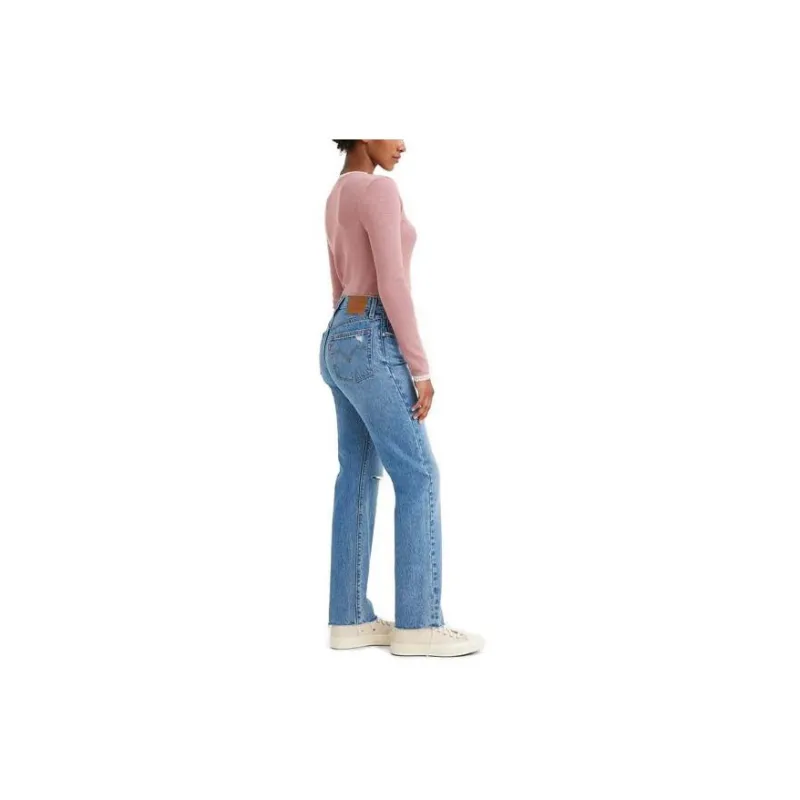 Levis Jeans Women's Medium Washed Blue-3