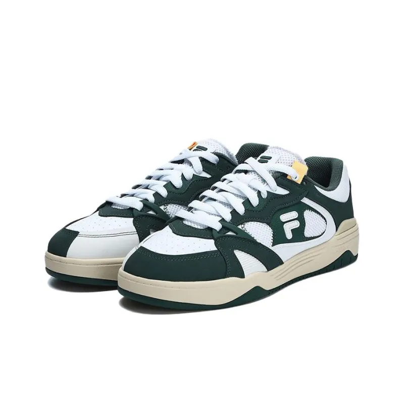 FILA FUSION Smash Sneakers 'White Green Beige'-2