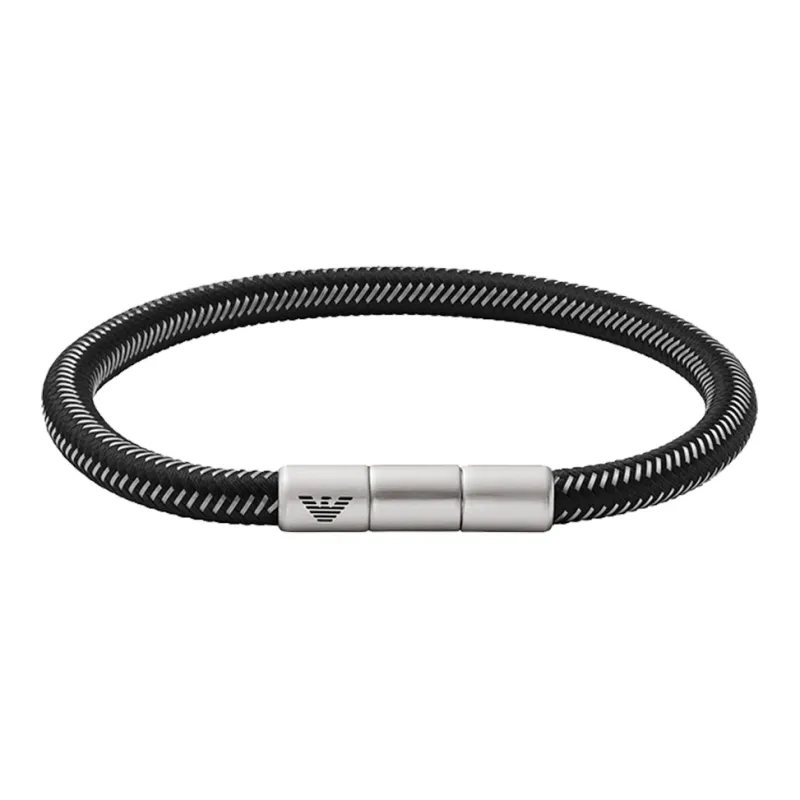 EMPORIO ARMANI Stainless Steel Wristbands Men's Black-0