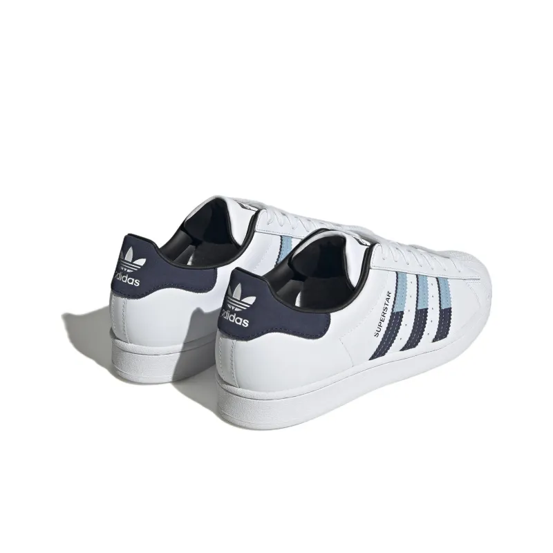 Adidas Originals Superstar Shoes 'White Navy'-2