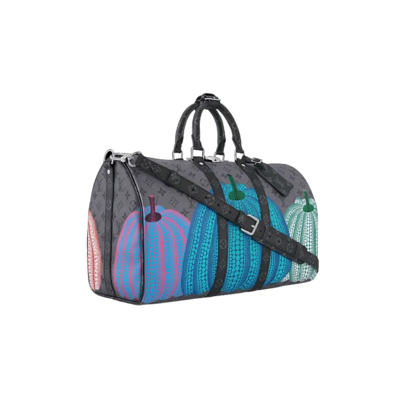 LOUIS VUITTON Lv X Yk Keepall Bag 45 Pumpkin Print-1