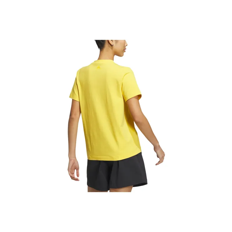 Adidas X SEEBIN Co branded SS23 T Shirt Women's Sunlight Yellow-1