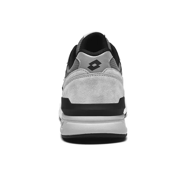 LOTTO Wear Resistant Low Top Casual Running Shoes Men's Gray-3