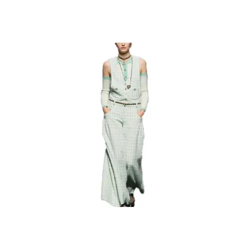 CHANEL Jumpsuit Women's Light Green