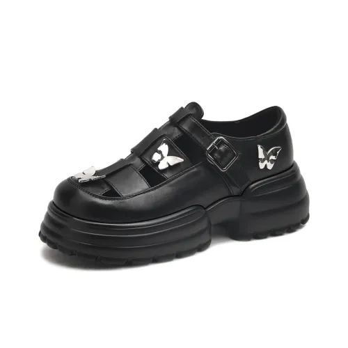 CAMEIDO Platform Shoes 6.5cm Women's Black