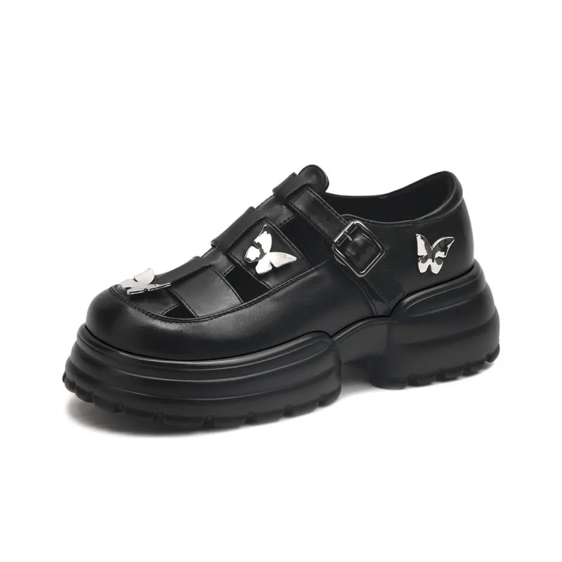 CAMEIDO Platform Shoes 6.5cm Women's Black-0
