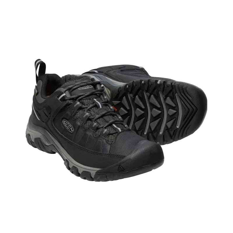 KEEN Targhee EXP WP Low Top Outdoor Functional Shoes, Hiking Shoes Men's Black-4