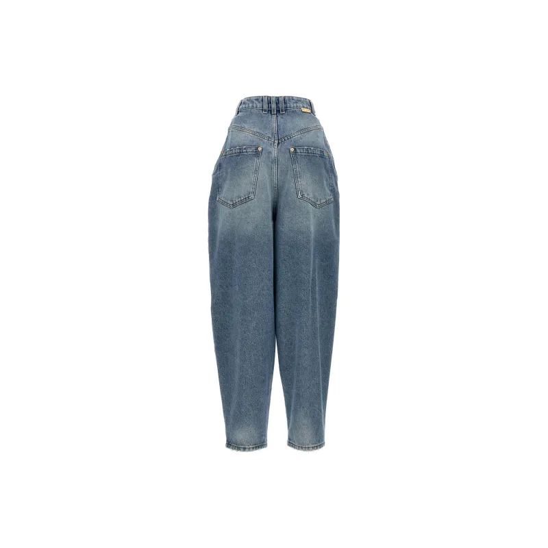BALMAIN Faded Baggy Denim Jeans-1