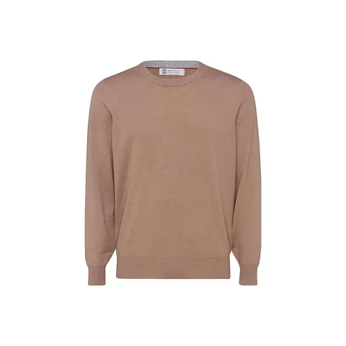 Brunello Cucinelli Sweaters Men Rose Brown