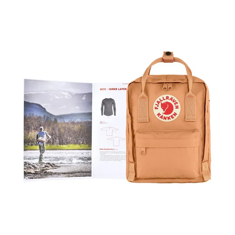 Fjallraven Polypropylene Fiber Backpack Medium Size Unisex Peach Sand-4