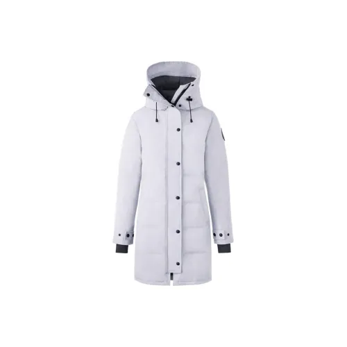 Canada Goose Shelburne Series Down Jackets Women's Gray White