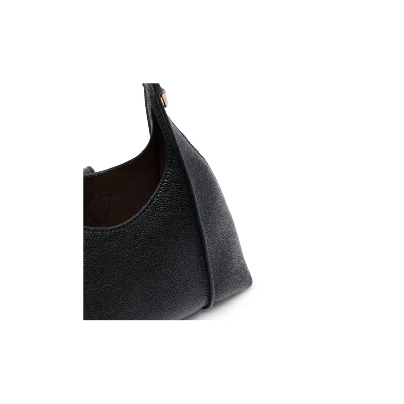 TOD'S Timeless Leather One Shoulder Handbag Mini Women's Black-5