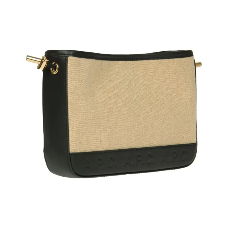 A.P.C Helene Logo Debossed Shoulder Bag-1