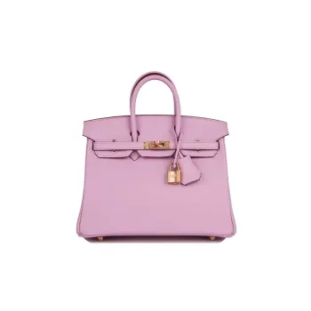 HERMES Birkin Swift Leather Birkin Bag Handbags Women's X9 Mauve Sylvestre Silk Gourd Purple