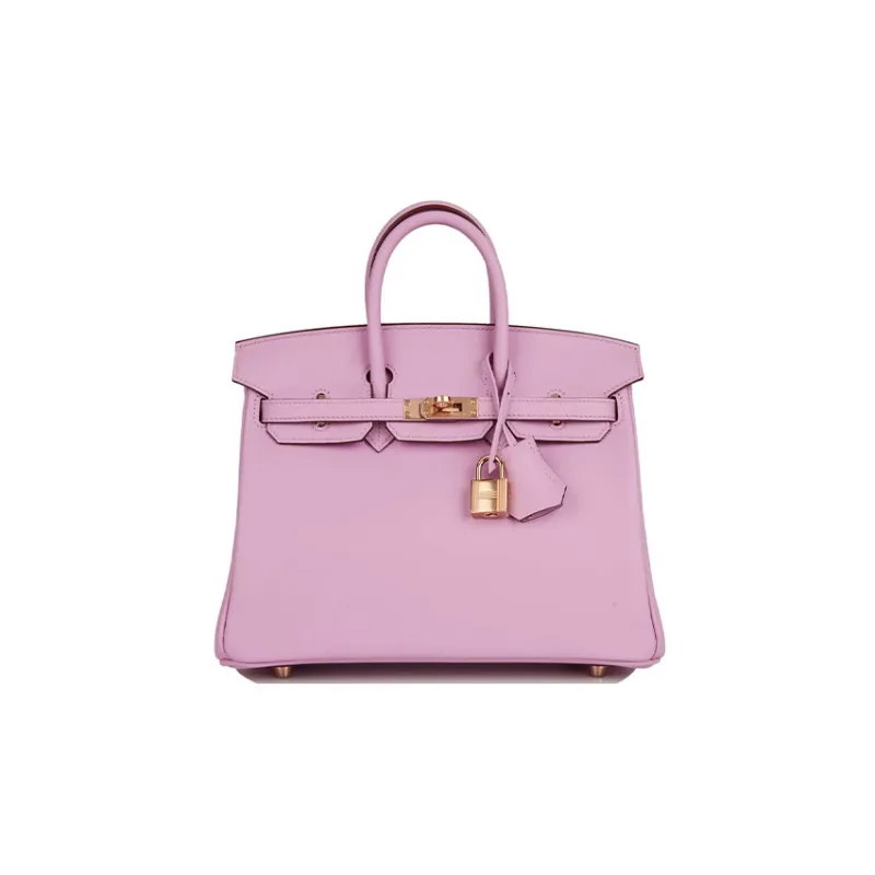 HERMES Birkin Swift Leather Birkin Bag Handbags Women's X9 Mauve Sylvestre Silk Gourd Purple-0