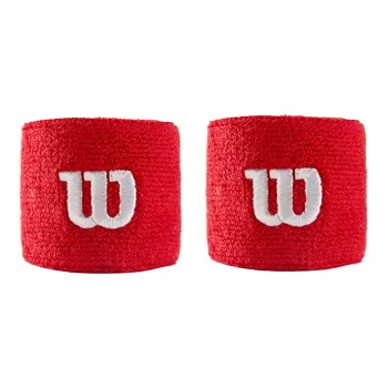Wilson Running Wristbands Breathable Red