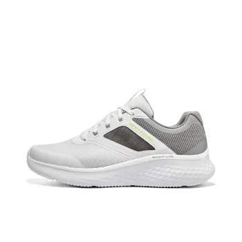 Skechers Skech Lite Pro Anti Slip Wear Resistant Low Top Casual Running Shoes Men's White Gray