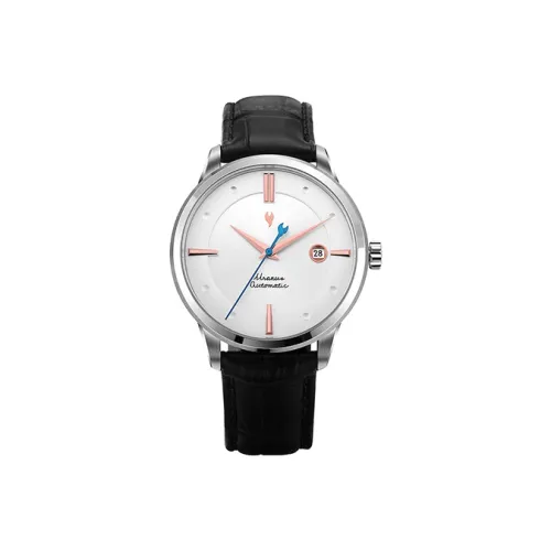 YOUNG STERNA Automatic Mechanical Movement Watch Men's Watches Black Dial UN 1870