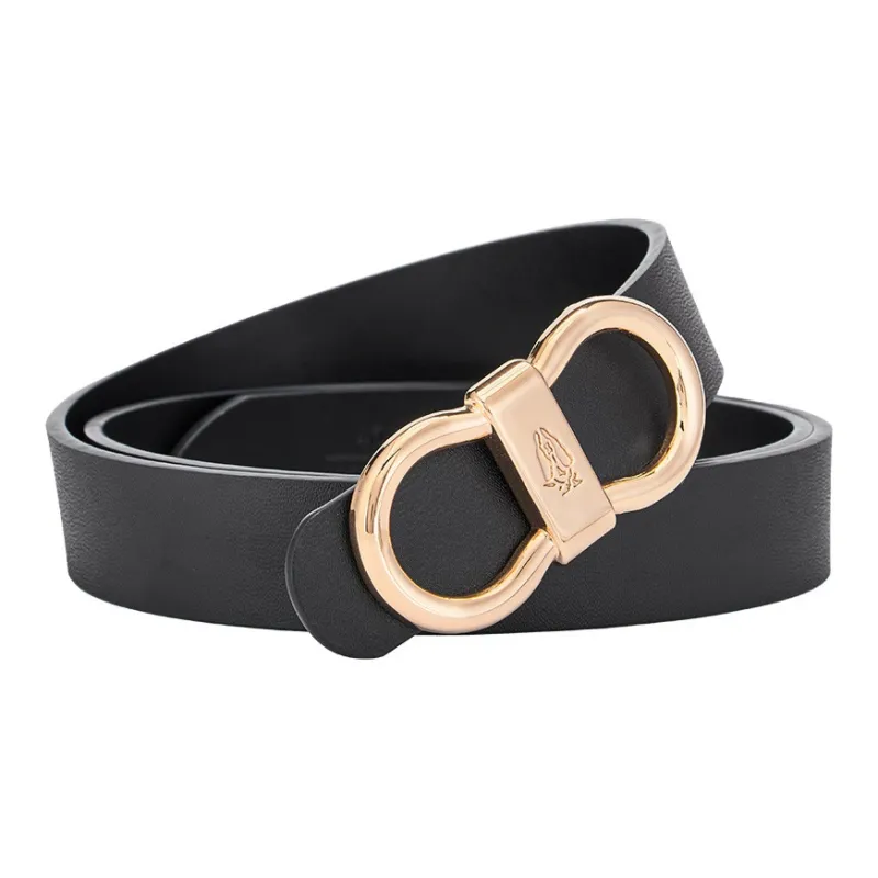 Hush Puppies Leather Belts Women's Black-2