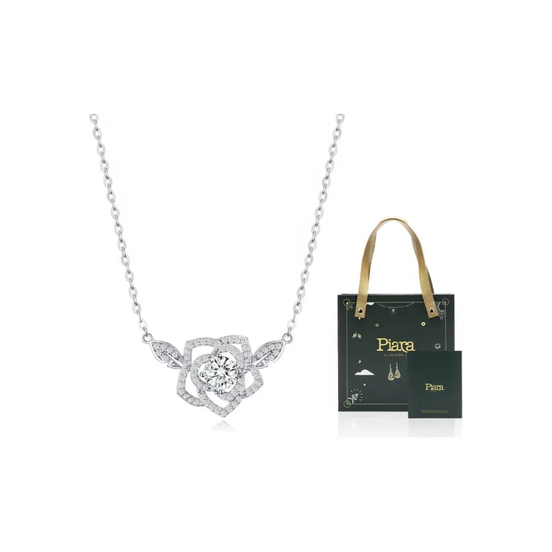 PIARA S925 Silver Necklaces Women's-3