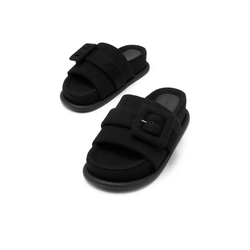 CHARLES&KEITH Slide Slippers Women's Black/Multi Composite Color/Pink-5