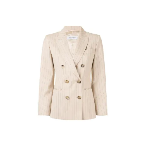 'S MAX MARA Business Suits Women's Apricot Cream