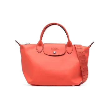 LONGCHAMP Cow Leather One Shoulder Handbag Trumpets Women's Orange