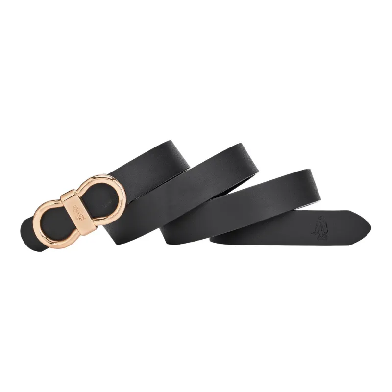 Hush Puppies Leather Belts Women's Black-4
