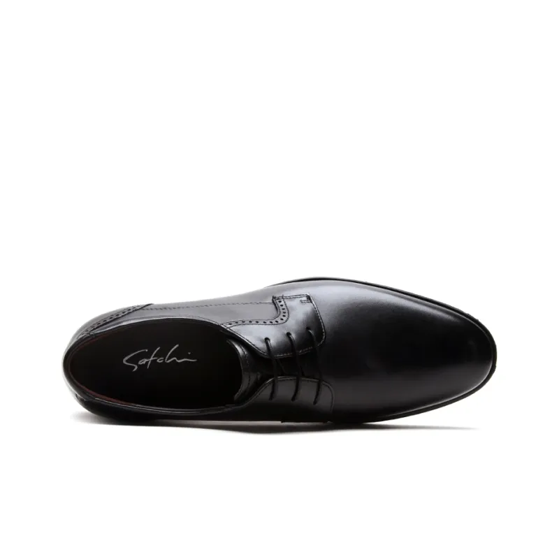 Satchi Dress Shoes Men Low Top Black-3