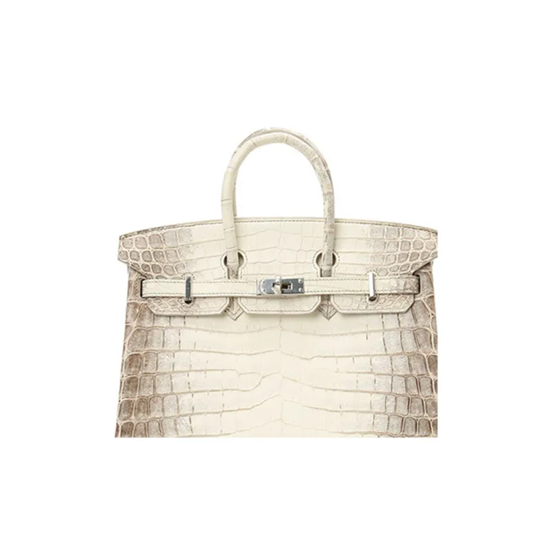 HERMES Birkin Crocodile Leather Birkin Bag Handbag Regular Women's Beige-5