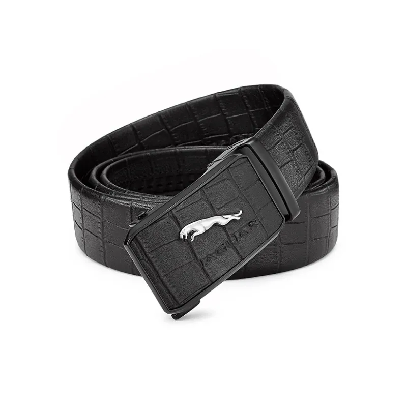 JAGUAR Business Pants With Automatic Buckle Cow Leather Belts Men's Width .5cm-10