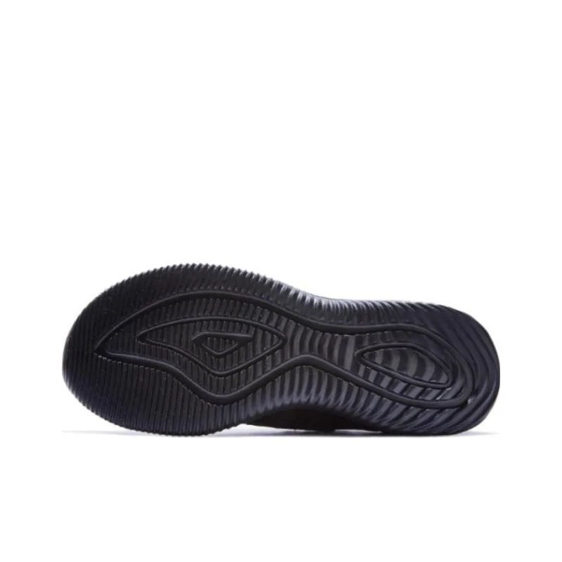 QIAODAN Cushioning Slip Resistant Abrasion Resistant Breathable Low Top Sprint Running Shoes Women's Black-4
