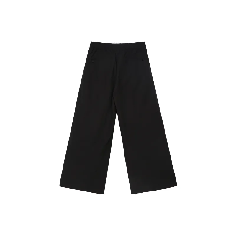 RUNTOTHEFUTURE FW22 Wide Leg Sweatpants Unisex Black & Apricot-1