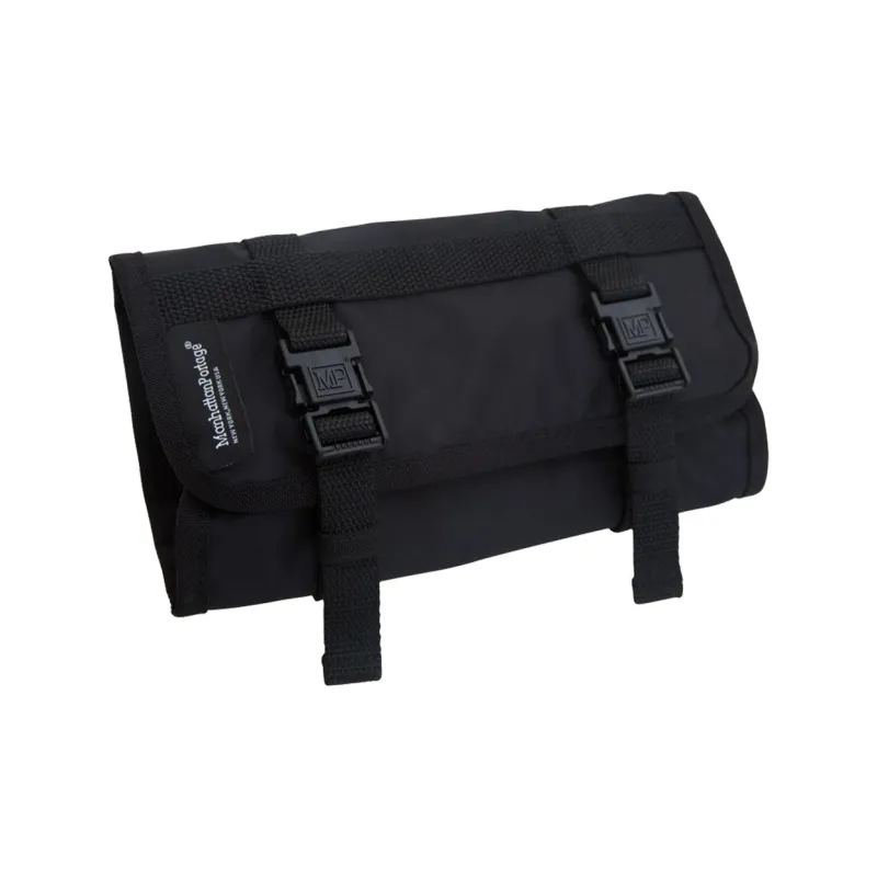 Manhattan Portage Nylon Hanging Bag Clutch Fanny Pack Small Size Unisex Black-1