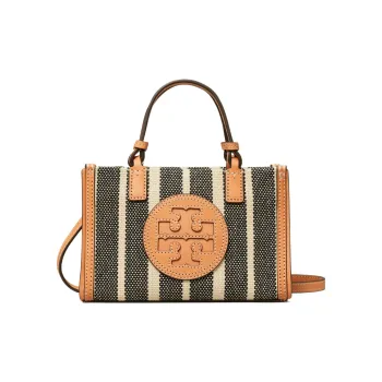 TORY BURCH Ella Canvas Canvas Bag Handbag Shoulder Bag Crossbody Bag Mini Women's Multicolor