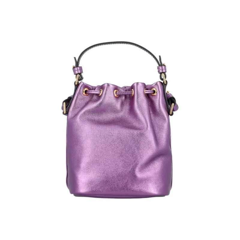 TOM FORD DISCO Cow Leather Bucket Bags Shoulder Bag Crossbody Bag Handbag Small Size Women's Fuchsia-3