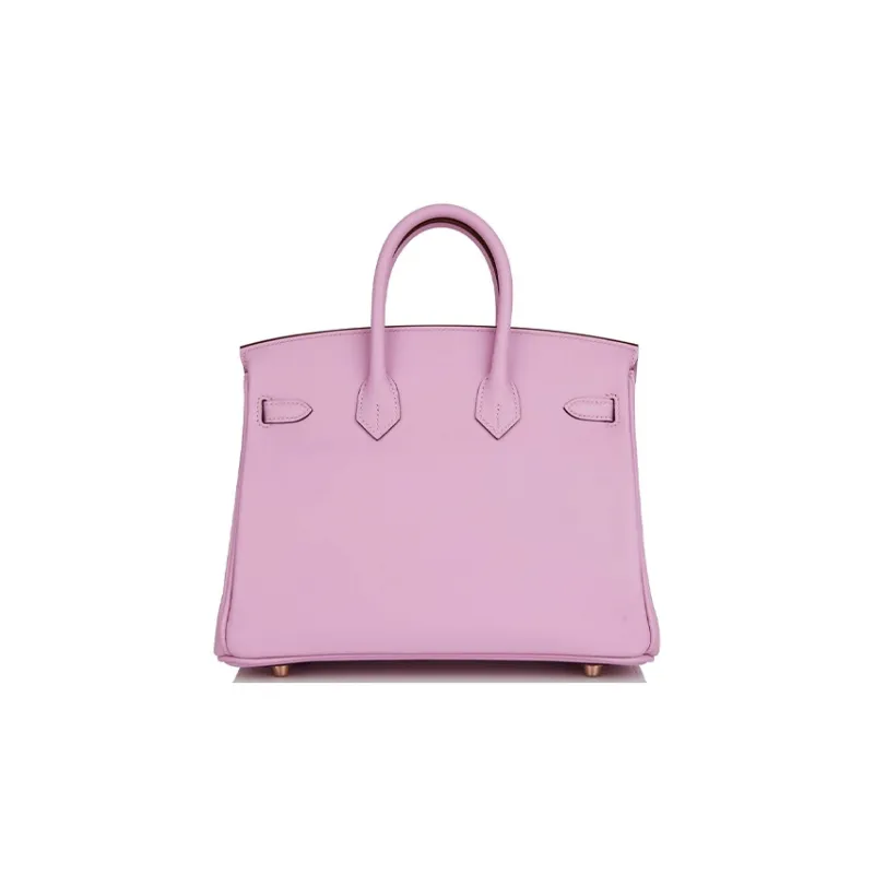 HERMES Birkin Swift Leather Birkin Bag Handbags Women's X9 Mauve Sylvestre Silk Gourd Purple-3