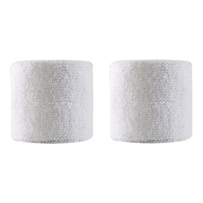 Wilson Running Wristbands Breathable White-1