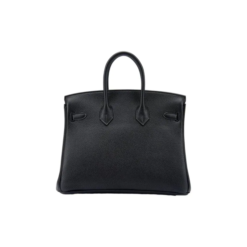 HERMES Birkin Togo Calfskin Birkin Bag Handbag Regular Women's Noir Black-3