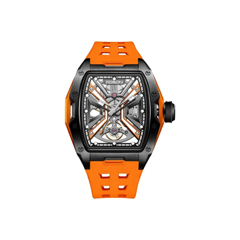 ROSDN Climber's Phantom Collection Automatic Mechanical Movement Watch Men's Watches Black Dial G2710-28