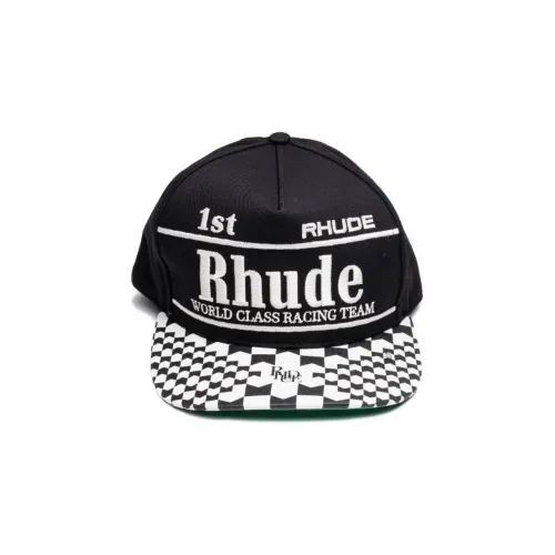 RHUDE Baseball Caps Men Black